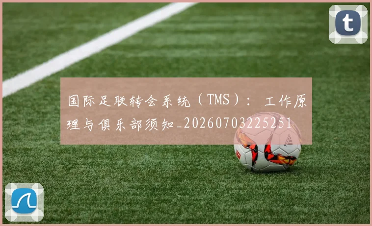 国际足联转会系统(TMS):工作原理与俱乐部须知_20260703225251