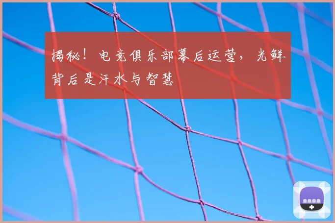 揭秘！电竞俱乐部幕后运营，光鲜背后是汗水与智慧